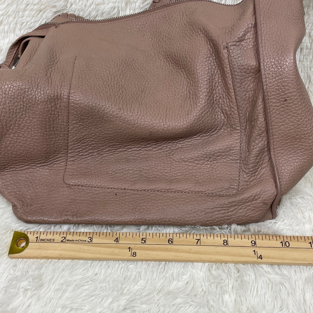 All Saints Leather Kita‎ Crossbody Bag Purse Beige Taupe - Picture 11 of 16